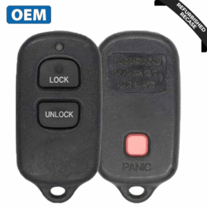 1995-2006 Toyota / 3-Button Keyless Entry Remote / PN: 08191-00922 / BAB237131-056 (OEM Recase)