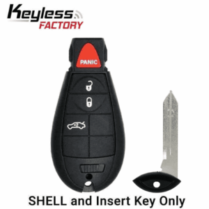 2008-2019 Chrysler Dodge Jeep VW 4-Button Fobik Key SHELL for IYZ-C01C (AFTERMARKET)