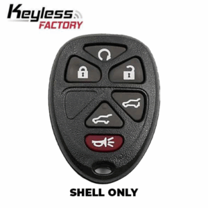 2007-2014 GM Keyless Entry Remote SHELL for OUC60270 - Black (AFTERMARKET)