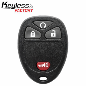 2007-2017 GM / 4-Button Keyless Entry Remote SHELL / PN: 22936098 / OUC60270 / Black (AFTERMARKET)