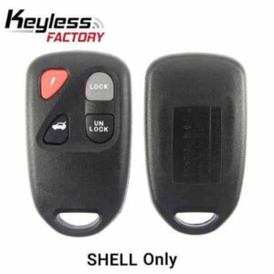 Mazda 4-Button Keyless Entry Remote SHELL for KPU41048 KPU41777 KPU41805