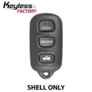 1995-2003 Toyota / 4-Button Keyless Entry Remote SHELL / GQ43VT14T (AFTERMARKET)
