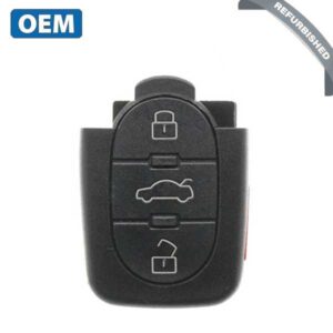 1997-2005 Audi / 4-Button Keyless Entry Remote / PN: 8Z0 837 231 P / MYT8Z0837231 / 315 Mhz (Remote Part Only) (OEM REFURB)
