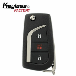 2017-2018 Toyota Corolla / 3-Button Remote Flip Key / PN: 89070-12C20 / HYQ12BFA (H Chip) (AFTERMARKET)