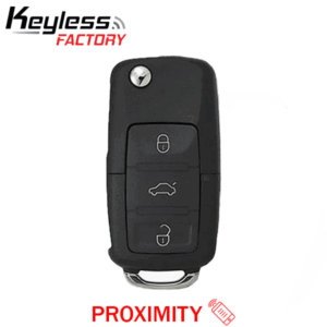 2011-2016 Volkswagen / 4-Button Flip Key / PN: 5K0837202AK / NBG010206T / HU66 / PROX / 315 MHz (AFTERMARKET)