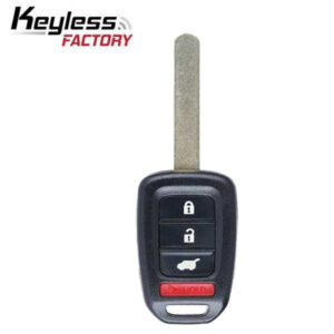 2017-2022 Honda CR-V / Civic / 4-Button Remote Head Key / PN: 35118-T2A-A60 / MLBHLIK6-1TA (G-Chip) (AFTERMARKET)