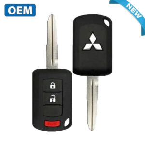 2018-2020 Mitsubishi Eclipse Cross / 3-Button Remote Head Key / PN: 6370C135 / OUCJ166N (OEM)