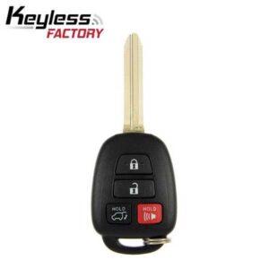 2013-2019 Toyota RAV4 Highlander / 4-Button Remote Head Key / GQ4-52T (H Chip) (AFTERMARKET)