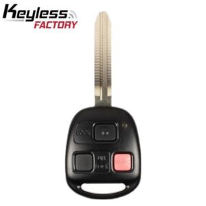 2003-2009 Toyota / 3-Button Remote Head Key / HYQ12BBT (4D67 Chip) (AFTERMARKET)