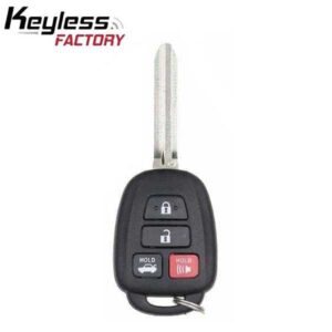 2016-2017 Scion FR-S Toyota 86 / 4-Button Remote Head Key / PN: SU003-05282 / HYQ12BEL / G Chip (AFTERMARKET)