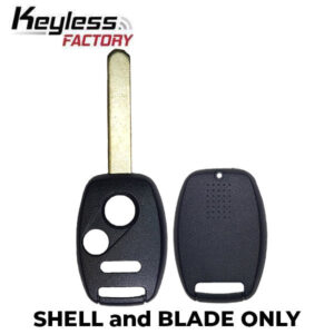 2006-2013 Honda / 3-Button Remote Head Key SHELL / HO01 / MLBHLIK-1T, N5F-S0084A (AFTERMARKET)