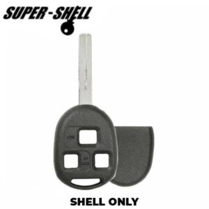 1998-2010 Lexus / 3-Button Remote Head Key Shell / TOY48 / HYQ12BBT, HYQ1512V (RHS-LEX-144)
