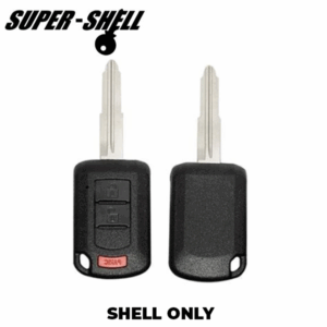 2016-2018 Mitsubishi / 3-Button Remote Head Key Shell / MIT3 / OUCJ166N (RHS-MIT-010)