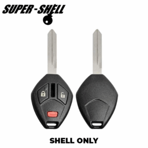 2006-2007 Mitsubishi / 3-Button Remote Head Key Shell / MIT6 / OUCG8D-620M-A (RHS-MIT-017)