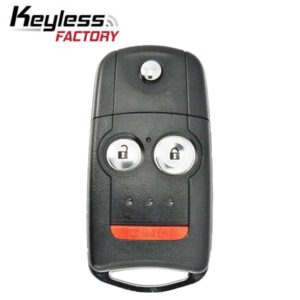 2007-2013 Acura MDX RDX / 3-Button Flip Key / PN: 35111-STX-327 / N5F0602A1A (AFTERMARKET)