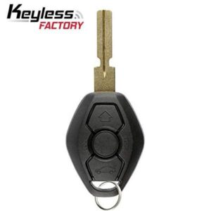 2000-2003 BMW 5 6 7 Z3 Series / 3-Button Remote Head Key / PN: 8382328 / LX8FZV / 4-Track EWS (AFTERMARKET)