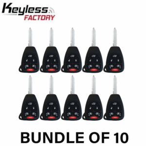 10 x 2004-2007 Dodge Chrysler / 6-Button Remote Head Key / M3N5WY72XX (AFTERMARKET) (BUNDLE OF 10)