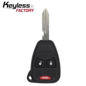 2004-2017 Chrysler Dodge Jeep / 3-Button Remote Head Key / OHT692427AA (AFTERMARKET)