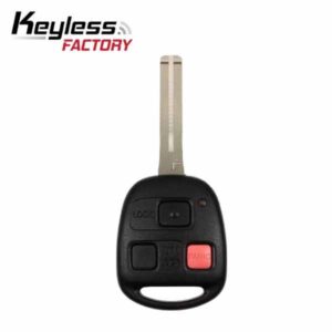 2003-2008 Lexus / 3-Button Remote Head Key / PN: 89070-60801 / HYQ1512V / 4D68 Chip / Short Blade (AFTERMARKET)