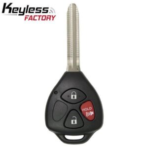 2006-2013 Toyota Scion / 3-Button Remote Head Key / HYQ12BBY (Chip 4D67) (AFTERMARKET)