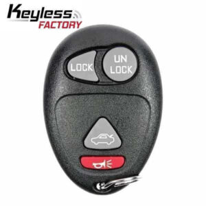 2001-2007 GM / 4-Button Keyless Entry Remote / PN: 10335588 / L2C0007T (AFTERMARKET)