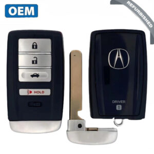 2018 - 2022 Acura / 4-Button Smart Key / PN: 72147-TZ3-A21 / Memory 1 / (OEM Refurbished / Grade A)