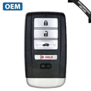 2015-2020 Acura ILX RLX TLX / 4-Button Smart Key / PN: 72147-TZ3-A01 / KR5V1X (OEM Recase) (Driver 1)