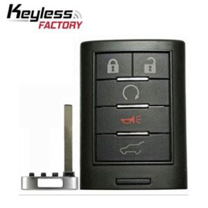 2010-2015 Cadillac SRX ATS XTS / 5-Button Smart Key / NBG009768 (AFTERMARKET)