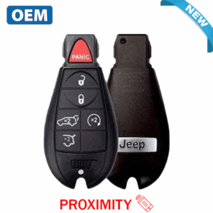 2009-2013 Jeep Grand Cherokee / 6-Button Fobik Key / PN: 68051666AI / IYZ-C01C / Keyless Go Fobik (OEM)