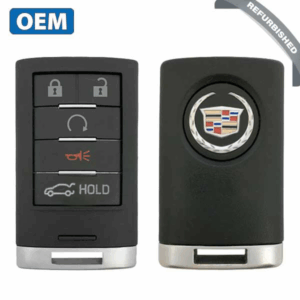 2013-2015 Cadillac ATS XTS / 5-Button Smart Key w/ Trunk / PN: 22856930 / NBG009768T (OEM Refurb)