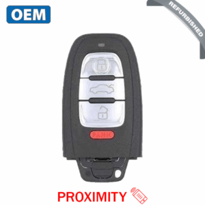 2008-2016 Audi / 4-Button Smart Key / PN: 8T0959754G / IYZFBSB802 / Comfort Access / 315 MHz (OEM Refurb)
