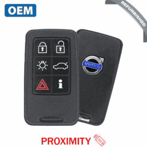 2007-2016 Volvo / 6-Button Smart Key / PN: 30659502 / KR55WK49266 / Keyless Drive / 902 MHz (OEM Refurb)