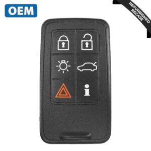 2007-2016 Volvo / 6-Button Smart Key / PN: 31419131 / KR55WK49266 (OEM Recase)