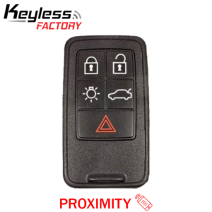 2008-2018 Volvo S60 V60 XC60 / 5-Button Smart Key / PN: 30659550 / KR55WK49266 / Keyless Drive / 434MHz (AFTERMARKET)