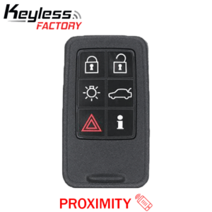 2007-2016 Volvo / 6-Button Smart Key / PN: 30659502 / KR55WK49266 / Keyless Drive / 902 MHz (AFTERMARKET)