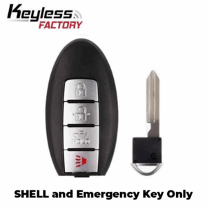 2013-2019 Infiniti / 4-Button Smart Key SHELL / KR5S180144014 (AFTERMARKET)