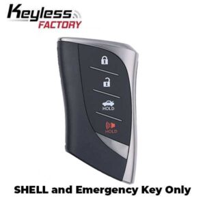2018-2023 Lexus / 4-Button Smart Key SHELL / PN: 8990H-33020 / HYQ14FBF (AFTERMARKET)