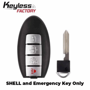 2013-2019 Nissan / 4-Button Smart Key SHELL / KR5S180144014 (AFTERMARKET)