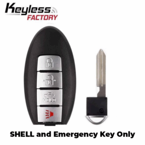 2007-2017 Nissan Infiniti / 4-Button Smart Key SHELL / KR55WK49622 KR55WK48903 (AFTERMARKET)