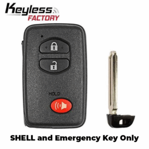 2008-2017 Toyota / 3-Button Smart Key SHELL / HYQ14AAB (AFTERMARKET)