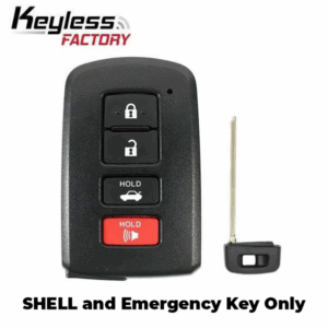 2012-2019 Toyota / 4-Button Smart Key SHELL / HYQ14FBA (AFTERMARKET)