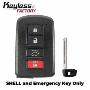 2013-2020 Toyota / 4-Button Smart Key SHELL / HYQ14FBA (AFTERMARKET)