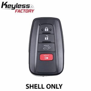 2019-2021 Toyota RAV4 / 4-button Smart Key SHELL for﻿ HYQ14FBC (Hatch) (AFTERMARKET)