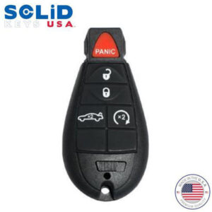 Solid Keys USA - 2008-2017 Dodge Chrysler Jeep / OEM Replacement / 5-Button Fobik Key w/ Remote Start & Trunk