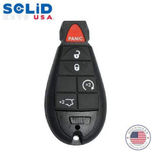 Solid Keys USA - 2008-2017 Dodge Chrysler Jeep / OEM Replacement / 5-Button Fobik Key w/ Remote Start & Hatch