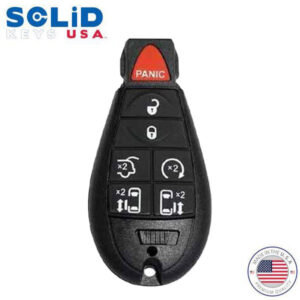 Solid Keys USA - 2008-2017 Dodge Chrysler Jeep / OEM Replacement / 7-Button Fobik Key w/ Remote Start, Hatch, & Sliding Van Doors