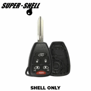 2004-2017 Chrysler / Jeep / Dodge / 6-Button Remote Head Key Shell / Y159 / M3N5WY72XX (RHS-CHY-086)