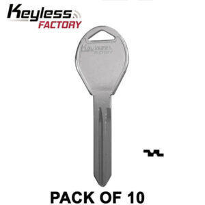 10 x DA34 - X237 - Nissan - Infiniti - Metal Key Blank (10 PACK) (AFTERMARKET)