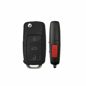 2005-2011 Volkswagen / 4-Button Flip Key / PN: NBG92596263 / 1K0959753P / 315 MHz (AFTERMARKET)