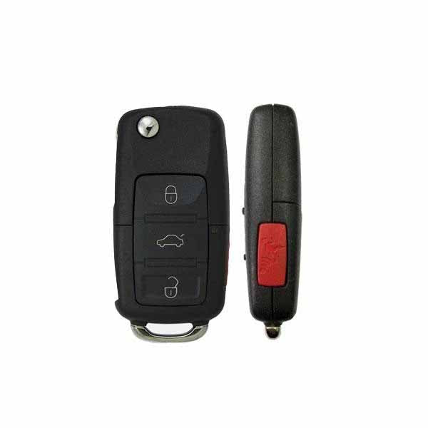 2005-2011 Volkswagen / 4-Button Flip Key / PN: NBG92596263 / 1K0959753P / 315 MHz (AFTERMARKET)
